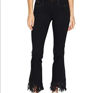 William Rast Black flare jeans